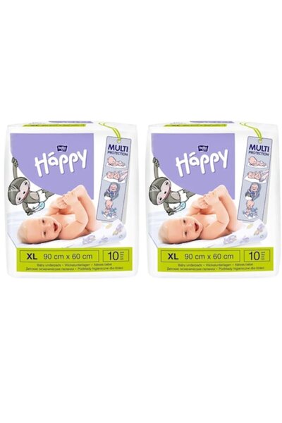 Happy Absorbent bed sheet liners for bed protection, Happy, 90 x 60 cm, 20 pcs