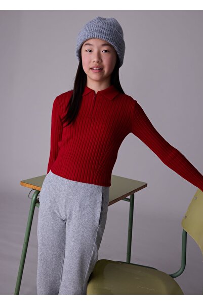 MAYORAL Girl's Polo Neck Knit Sweater 7195