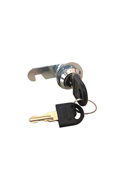 k karaaliler Latch Cabinet Drawer Lock Latch Drawer Lock with 2 Keys Furniture Cupboard Lock Metal