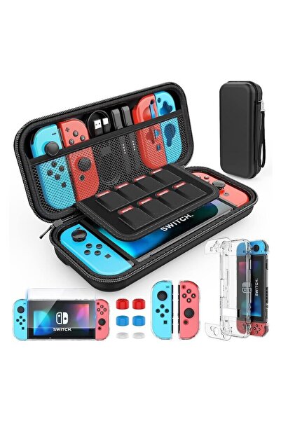 MACVI ® Handheld Console/OLED Carry Case, full protection, compact design, black