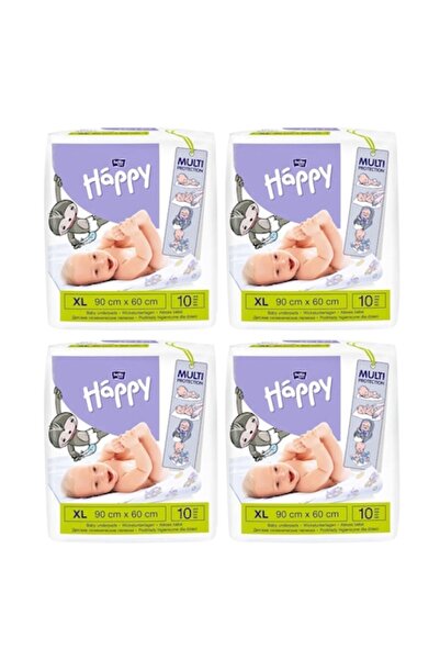 Happy Absorbent under-sheet protector for bed, Happy, 90x60 cm, 40 pcs