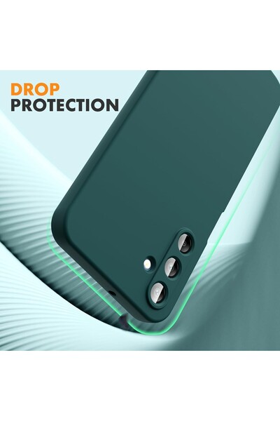 Flippy Protective Case for Samsung Galaxy A15 - Liquid Silicone, Microfiber Interior, Shock Protecti