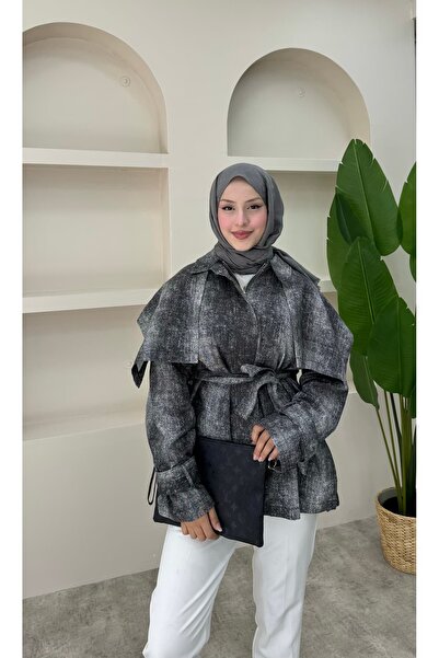 lurex moda Zippered Gabardine Jacket