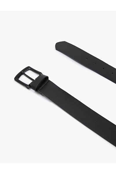Koton Faux Leather Belt with Buckle