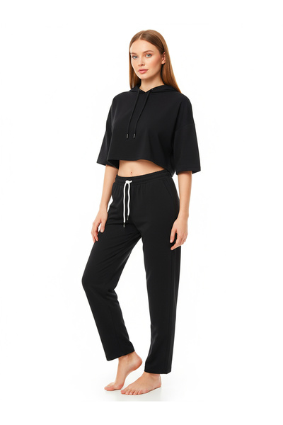 Bravie Φούτερ με ίσιο πόδι μαύρο 3011