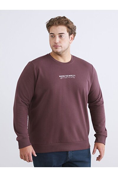 LC Waikiki LCWAIKIKI Classic guler rotund cu imprimeu Hanorac pentru bărbați ...