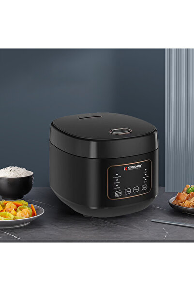 kenworth Electric Rice Cooker,3L,1000W,Setting time to use,Touch screen multi-function,KW-0626,Black