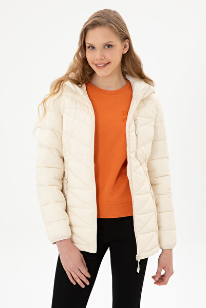 U.S. Polo Assn. Kadın Krem Mont 50312004-VR256