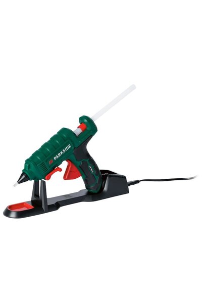 PARKSIDE PHP 500 E3 Hot Glue Gun with Plastic Glue Sticks, Corded and Cordless