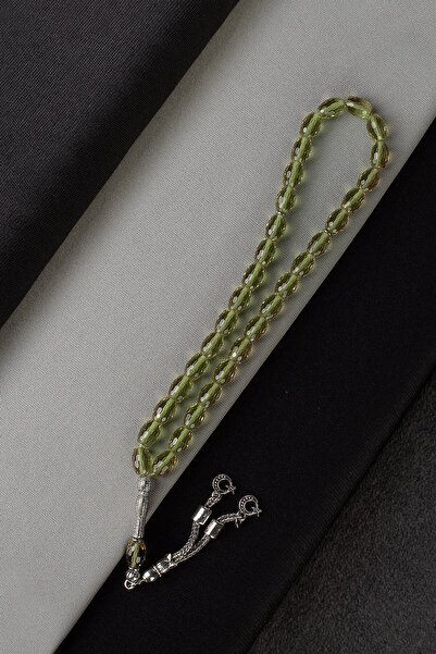 Uçar Doğaltaş Zultanit Doğal Taş Faset Arpa Kesim 33 lü 6*9mm Tesbih