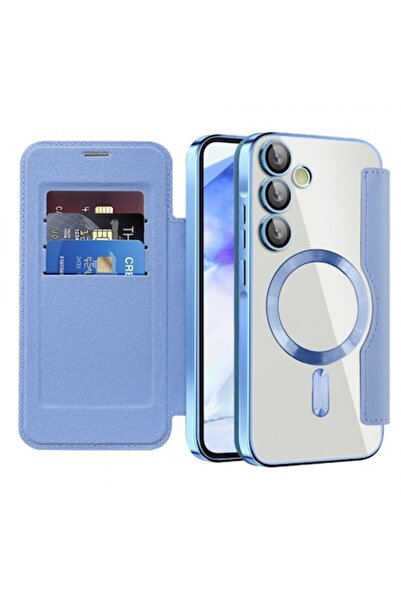 Techsuit Θήκη MagSafe για Samsung Galaxy A55 5G (A556) - SmartMag Book, Μπλε