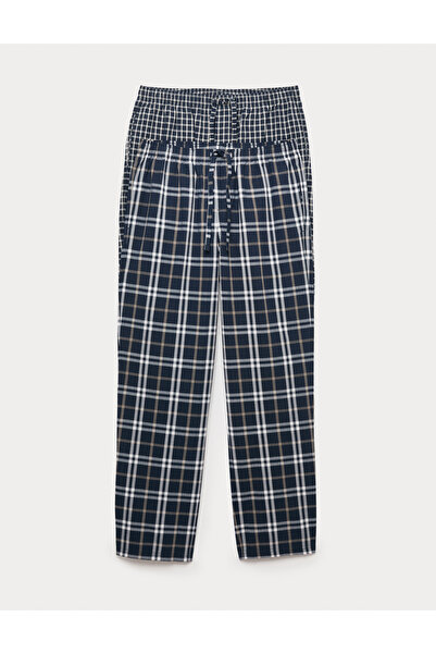 Marks & Spencer 2’li Saf Pamuklu Kareli Pijama Altı