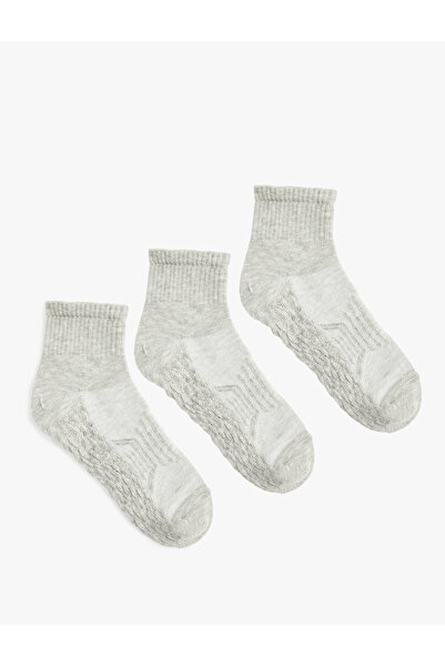 Koton Textured 3-Piece Sock Set