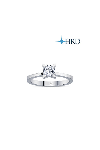 Safir Kuyumculuk 0,30ct D Renk Pırlanta Tektaş Yüzük - HRD Sertifikalı 0,30 c...