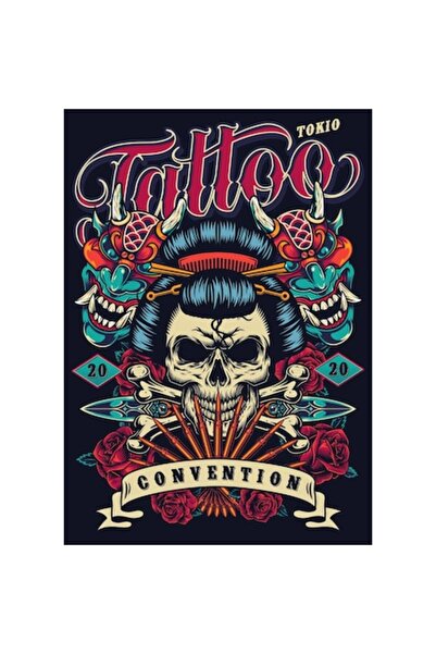 Persona Magnet de frigider, design Convenția de tatuaje, 20x29 cm