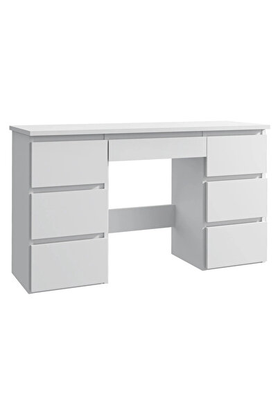 SERSIMO Birou cu 7 sertare Beta 4 120x43x75 cm, design minimalist, alb