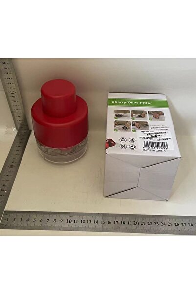 Flippy Flippy Cherry Pitter, Manual, 7 Holes, 13 x 9.2 cm, ABS, Red