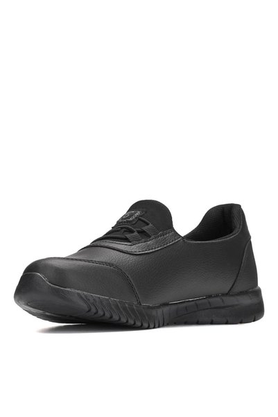SHOUGO Smart Lace-Up Leather Orthopedic Women's Daily Walking Mother Shoes