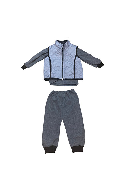 OEM Compleu sport copii cu vestă matlasată – 2 piese