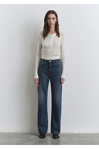 Mavi 101072-90539 Victoria Classic Denim Gölgeli Koyu Jean Pantolon