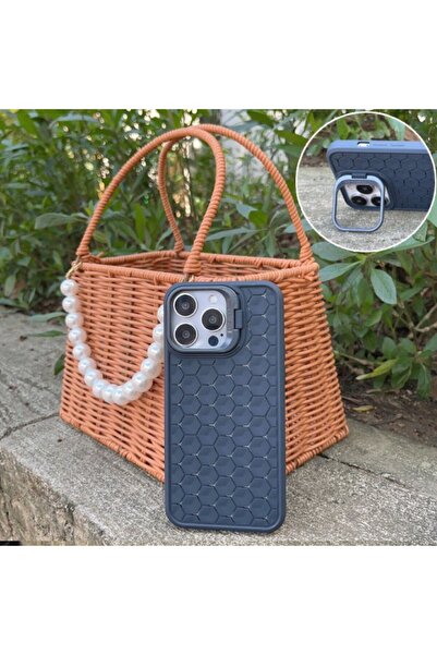 Flippy Husa Protectie TPU, Flippy, pentru Samsung Galaxy S24, 3D Cube, cu Inel, Protectie Camera, Albastru