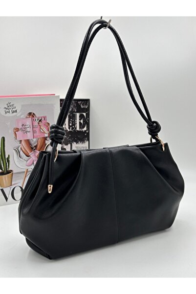 DMG Collection Premium γυναικεία τσάντα ώμου με λεπτομέρεια με λουράκι με κόμ...