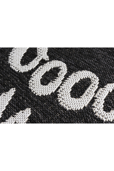 Flex Jute Entrance Mat, Model 19615-80, Gray, Black, Anti-Slip, Anti-Allergic, Polypropylene