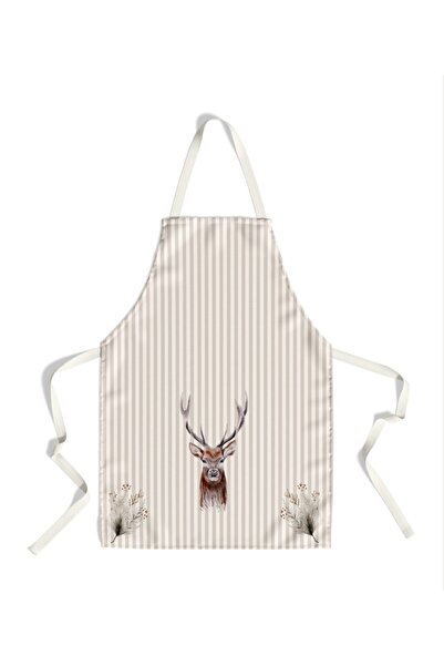 Club Cotton Kitchen apron with Christmas motifs, 100% cotton, Nick