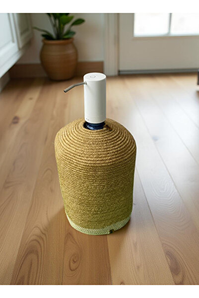 Wooden Factory Decorative Wicker Bottle Cover Natural Jute Wicker Look