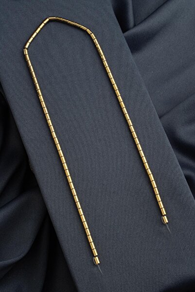 Uçar Doğaltaş Hematit Doğal Taş Antik Sarı Silindir Kesim 3x5mm Dizi