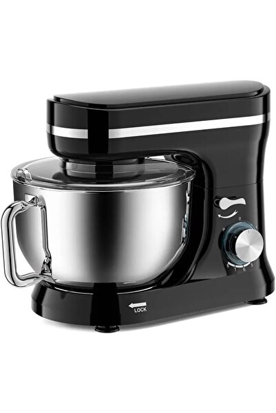 Generic 1000W Kitchen Stand Mixer, 4 Qt Stainless Steel Bowl, 3 Attachments (Whisk, Dough Hook, Beater), 8-S