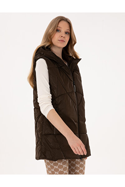 Pierre Cardin Kahverengi Regular Fit Yelek 50308945-VR029