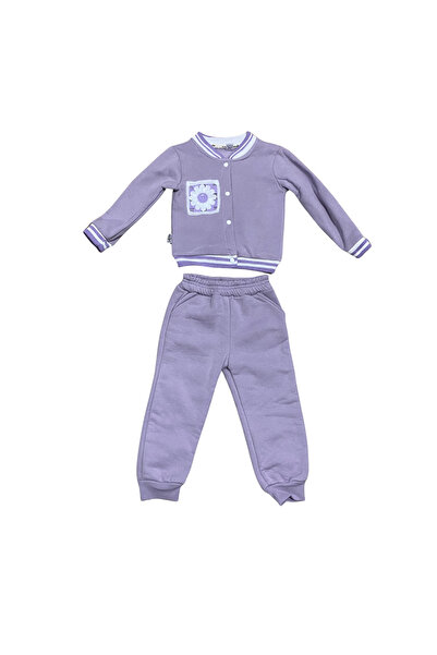 OEM Set trening din două piese cu jachetă tip bomber și imprimeu floare