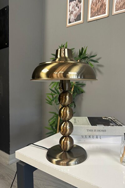 Bamyum Gatsby Eskitme Masa Lambası Modern Metal Masa Aydınlatma Modelleri Çalışma Lambası