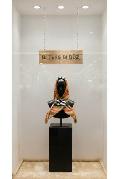 bi ters bi düz Elörgüsü Baktüs Feathered Shawl