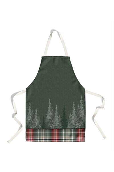 Club Cotton Kitchen apron with Christmas motifs, 100% cotton, Checo