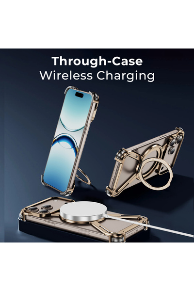 Glassology Borderless Gold Titanium Case for iPhone 17 Pro Max – Sleek & Durable