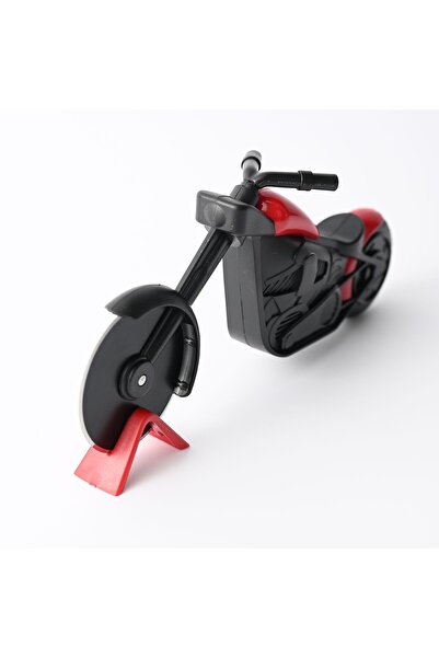 Flippy Creative Flippy Pizza Knife, Motorcycle Shape, With Knife Holder, 21.5 x 9.5 cm, Black
