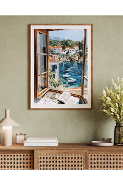 woodhomeworks Tek Parça Salon Ofis Dekor Tablo Vrynt