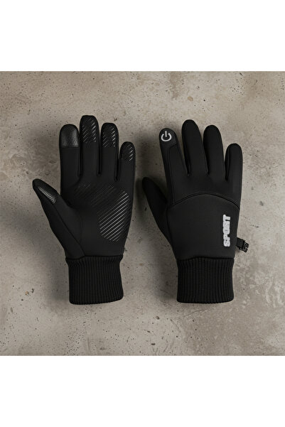Destello Thermal Waterproof Touchscreen Gloves, Black L