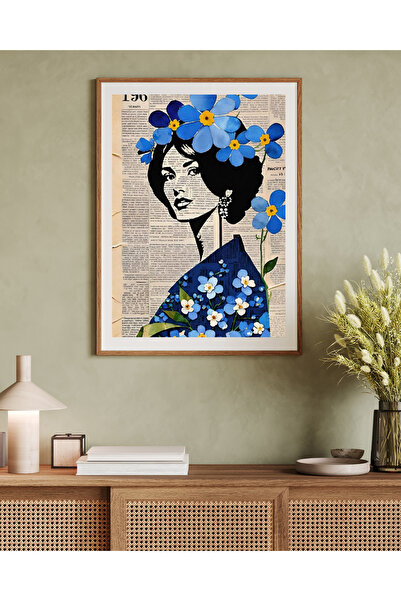 woodhomeworks Ένα τεμάχιο Διακόσμηση γραφείου σαλονιού ζωγραφική Vrynt