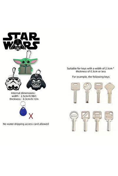 TATA CRAFT حافظة مفاتيح من السيليكون مع شكل مميز، حقيبة مفاتيح للجنسين