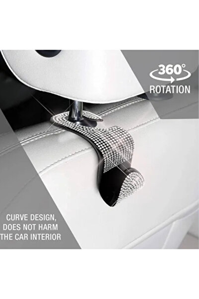 OEM Set 2 Carlige pentru tetiera pentru scaunul masina