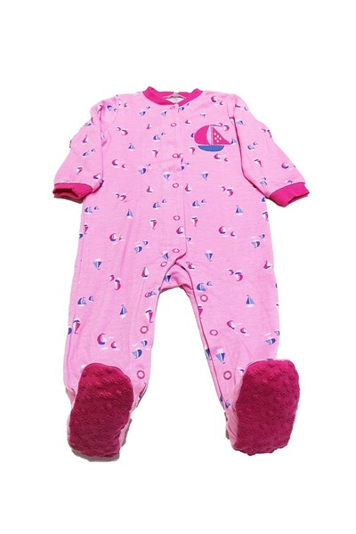 Pekkle Baby jumpsuit / one-piece pajamas with ruffles Z03