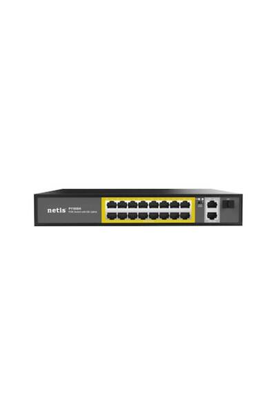 STONET P116GH 16-port PoE Switch (16 PoE ports + 2 Gigabit Uplink + 1 SFP)