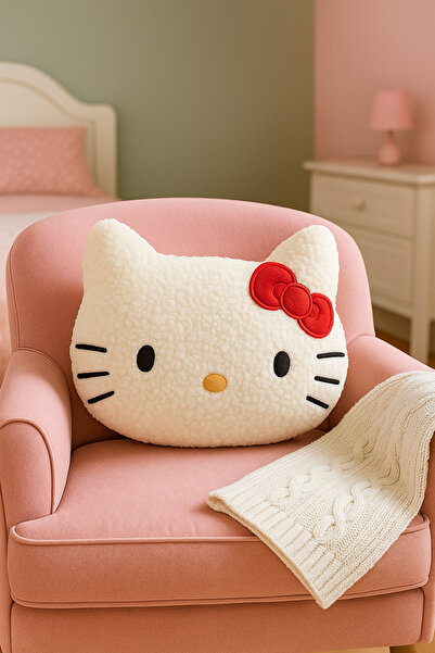 by ballı biocotton Hello Kitty Sevimli Peluş Yastık