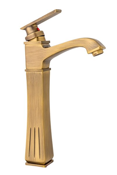 Trendy's Μπαταρία νιπτήρα, επιτοίχια, αντίκα μπρούντζος