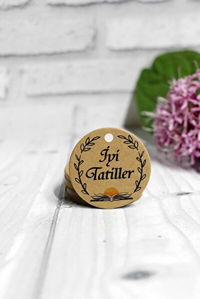 Vice Srećni praznici B Štampano etiketa (60 komada) Kraft praznična etiketa s...