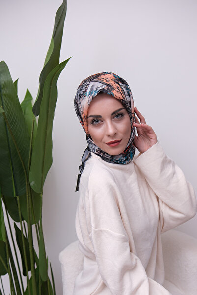 49eyşanipek Colorful Mixed Pattern Digital Soft Scarf
