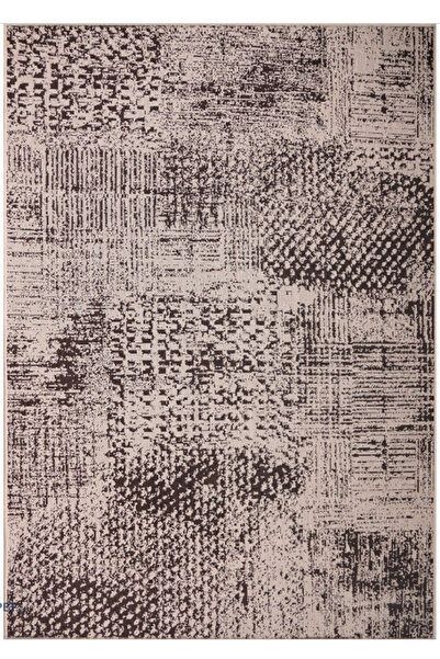 natura Model covor 1919719, Culoare crem, Maro, Țesătură plată, Antialergic, ...